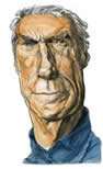 Clint Eastwood caricature by Kerry Waghorn
